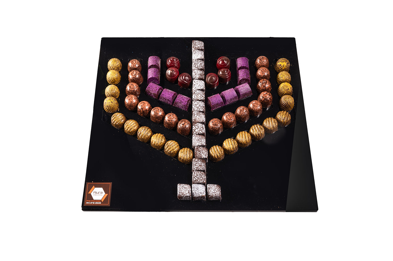 Chanukah Menorah Shaped Tray