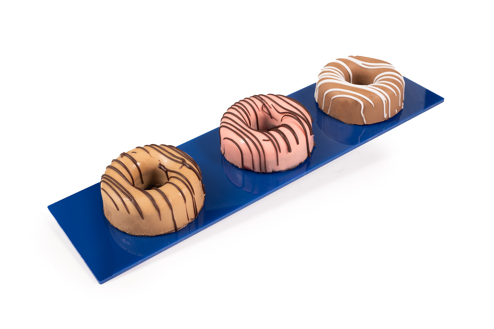 Chanukah Large Chocolate Donut Trio