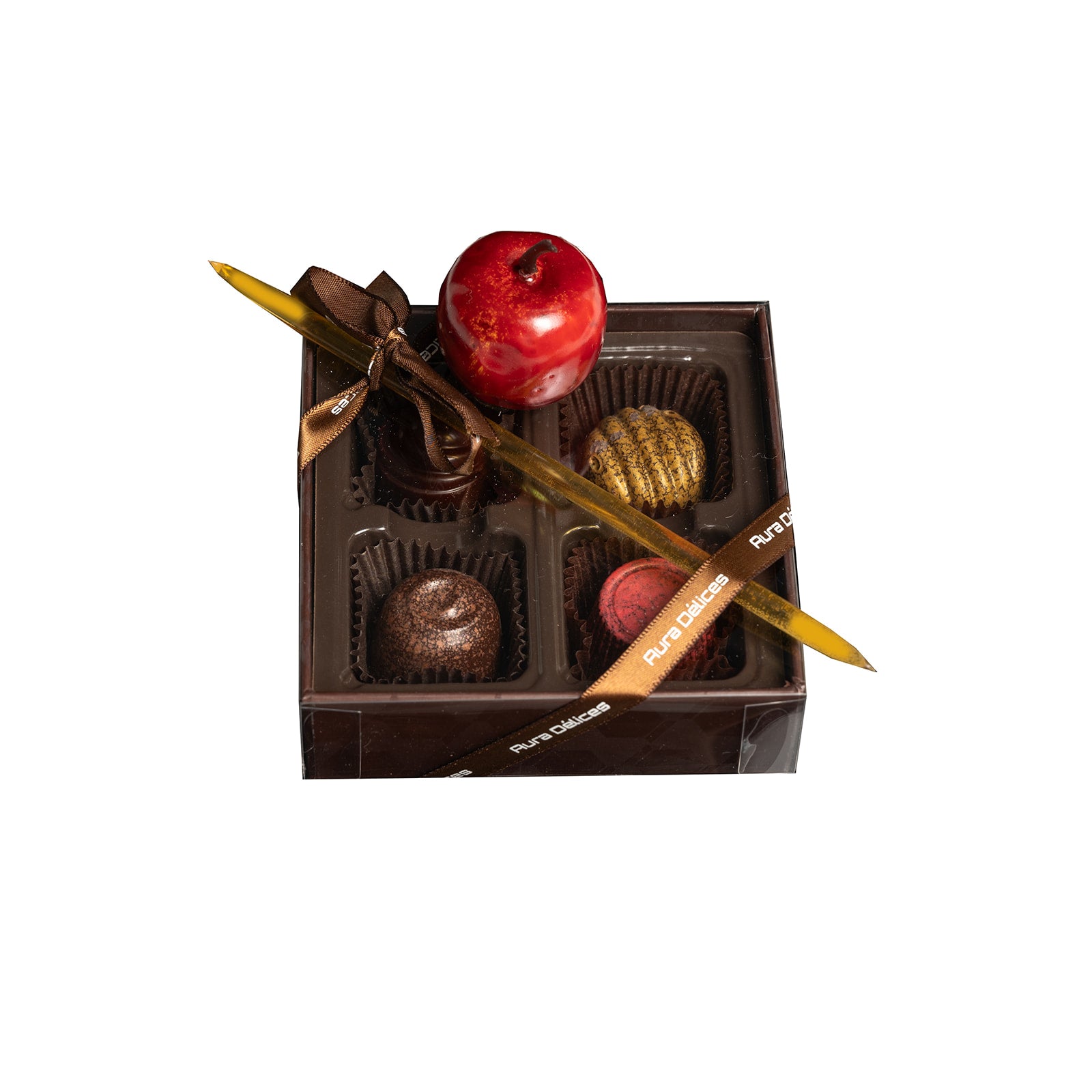 Boîte à truffes 4 pièces Rosh Hashanah